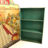 The Corner Grocer, c. 1930s Wolverine Tin Litho Pop Up Shop!