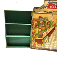 The Corner Grocer, c. 1930s Wolverine Tin Litho Pop Up Shop!