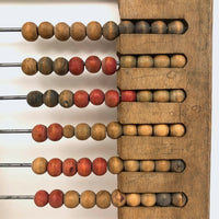 Extra Pretty and Nicely Designed Old Abacus with Hand-written Numbers