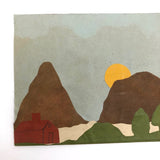 Willa May's Very Sweet Paper Collage Landscape