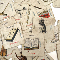 Very Much Loved and Very Charming c. 1920s Language Learning Picture Cards