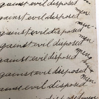 Without a Friend The World is a Wilderness, Late 19th C. Penmanship Practice Notebook