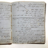 Thomas Gurney's 19th C. Math Notebook with Lovely Diagrams Throughout