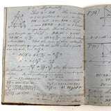 Thomas Gurney's 19th C. Math Notebook with Lovely Diagrams Throughout