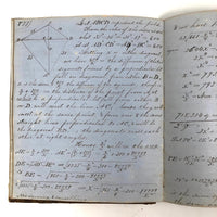 Thomas Gurney's 19th C. Math Notebook with Lovely Diagrams Throughout