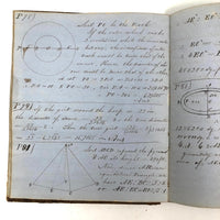 Thomas Gurney's 19th C. Math Notebook with Lovely Diagrams Throughout