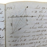 Thomas Gurney's 19th C. Math Notebook with Lovely Diagrams Throughout