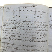 Thomas Gurney's 19th C. Math Notebook with Lovely Diagrams Throughout