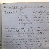 Thomas Gurney's 19th C. Math Notebook with Lovely Diagrams Throughout