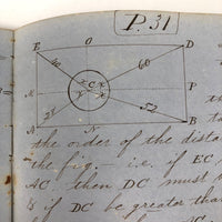 Thomas Gurney's 19th C. Math Notebook with Lovely Diagrams Throughout