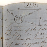 Thomas Gurney's 19th C. Math Notebook with Lovely Diagrams Throughout