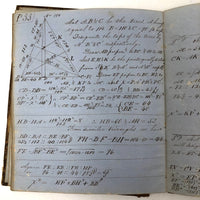 Thomas Gurney's 19th C. Math Notebook with Lovely Diagrams Throughout