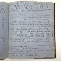 Thomas Gurney's 19th C. Math Notebook with Lovely Diagrams Throughout