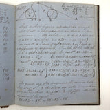 Thomas Gurney's 19th C. Math Notebook with Lovely Diagrams Throughout