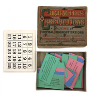 Scarce Early Milton Bradley "Characters and Predictions" Parlor Game