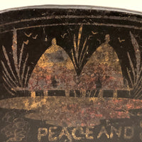 Peace and Plenty: Large Tole Painted Late 18th Century Tobacco/Snuff Box