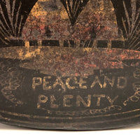 Peace and Plenty: Large Tole Painted Late 18th Century Tobacco/Snuff Box