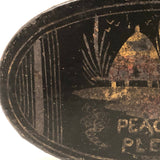 Peace and Plenty: Large Tole Painted Late 18th Century Tobacco/Snuff Box