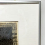 Stunning Photograph of Signed Woven Textile , Newly Framed (Two of Two)