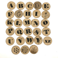 Rare Mid 19th Century "Infant's Alphabet" With Two Handmade Additions to Make Complete