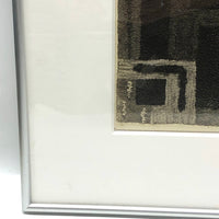 Stunning Photograph of Signed Woven Textile , Newly Framed (Two of Two)