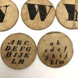 Rare Mid 19th Century "Infant's Alphabet" With Two Handmade Additions to Make Complete