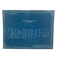 Beautiful Late 19th to Early 20th C. Shop Blueprints