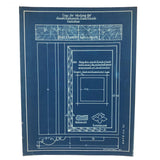 Beautiful Late 19th to Early 20th C. Shop Blueprints