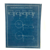 Beautiful Late 19th to Early 20th C. Shop Blueprints