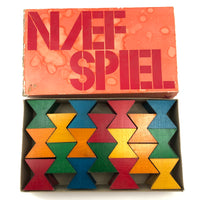 Original 1956 Spiel Naef Blocks with Box, Complete Set of 18