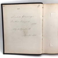 SOLD Abby Boutwell's 1881 "Seaside Gleanings" Sea Moss Album, Martha's Vineyard