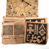 c. 1905 Strauss Double Sided Clock and Calendar Puzzle