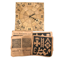 c. 1905 Strauss Double Sided Clock and Calendar Puzzle