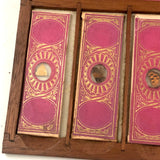 Box Full of Butterfly Wings--Lovely Victorian Case of Glass Specimen Slides