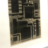 Stunning Photograph of Signed Woven Textile , Newly Framed (Two of Two)