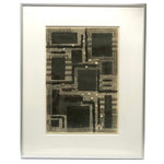 Stunning Photograph of Signed Woven Textile , Newly Framed (Two of Two)