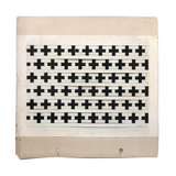 Striking Old Black and White Froebel Kindergarten Paper Weaving