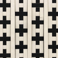 Striking Old Black and White Froebel Kindergarten Paper Weaving