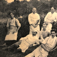 Chefs at Leisure: Old Mounted Occupational Photo