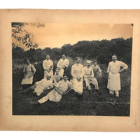 Chefs at Leisure: Old Mounted Occupational Photo