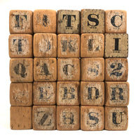 Early Hills Very Much Loved Alphabet Blocks, Mixed Set of 30 (One Newer)