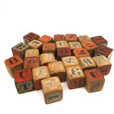 Early Hills Very Much Loved Alphabet Blocks, Mixed Set of 30 (One Newer)