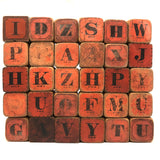 Early Hills Very Much Loved Alphabet Blocks, Mixed Set of 30 (One Newer)