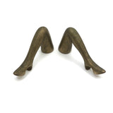 c. 1970s Pair of Brass Ladies Leg Bottle Openers