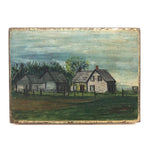 The Gaori Homestead, Sweet Old Painted Cigarette Tin with Note Inside