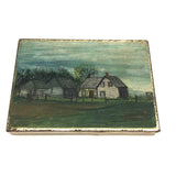 The Gaori Homestead, Sweet Old Painted Cigarette Tin with Note Inside