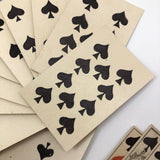 C. 1850s-70s French No Indices, Stencil Colored Playing Cards, Complete 52 Deck