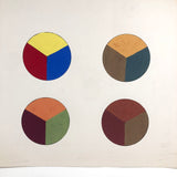 Marion Adolf's c. 1970s Gouache on Paper Color Studies, Sold Individually