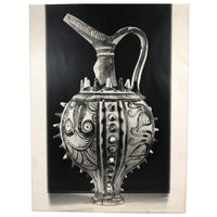 Striking Large Signed Mid Century Photograph of Ancient Minoan Tomb Jug