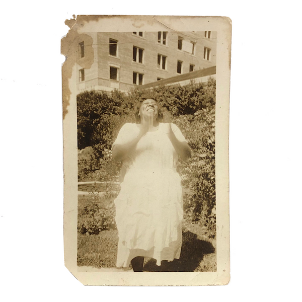 Pure Joy, Clapping in the Sunshine, Old Snapshot Photo